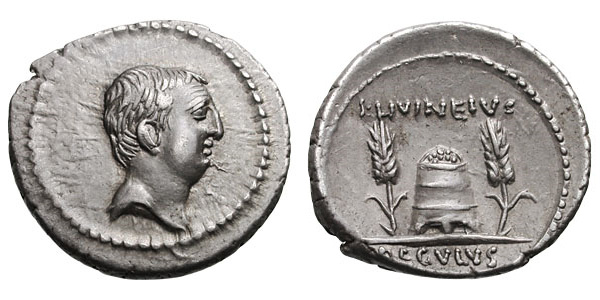 livineia roman coin denarius